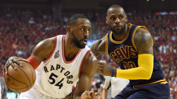 LeBron James and Patrick Patterson