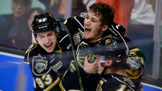 Knights celebrate Memorial Cup win