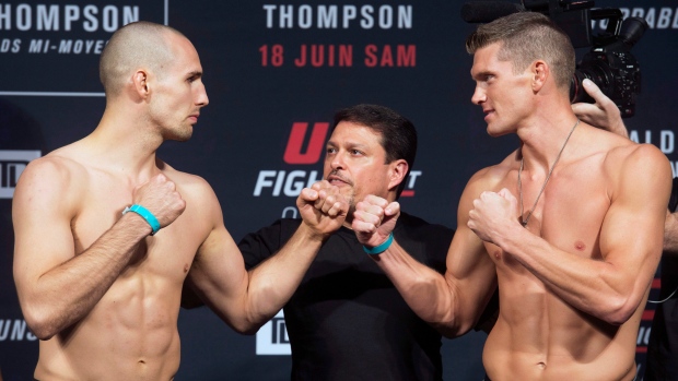 Rory MacDonald and Stephen Thompson , The Canadian Press Rory MacDonald and Stephen Thompson