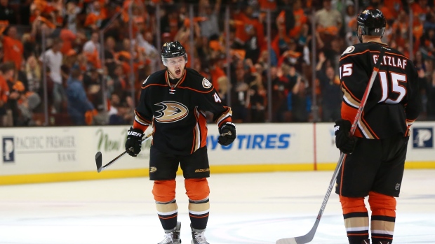 Cam Fowler and Ryan Getzlaf