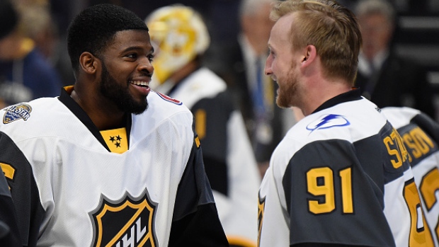 PK Subban and Steven Stamkos, Brian Babineau/NHLI via Getty Images PK Subban and Steven Stamkos