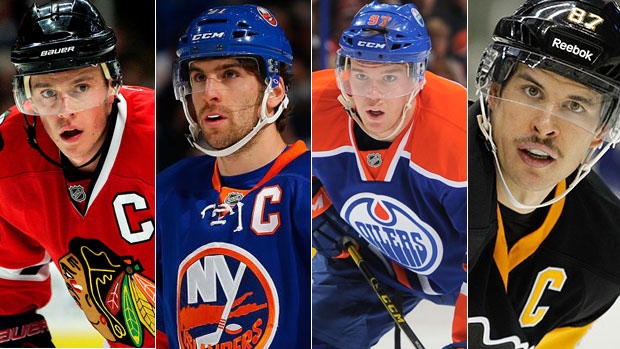 Toews, Tavares, McDavid, Crosby, Getty Images Toews, Tavares, McDavid, Crosby