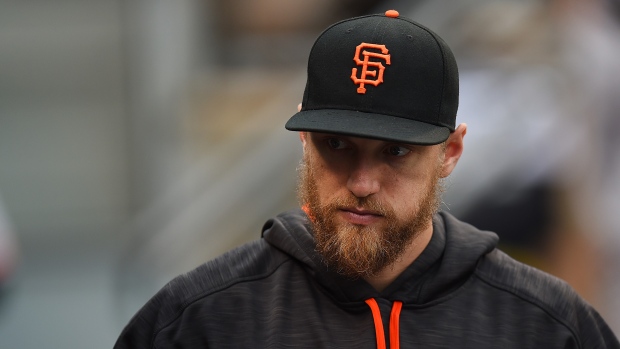 Hunter Pence, Joe Sargent/Getty Images Hunter Pence