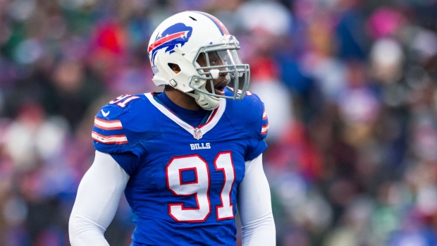 Manny Lawson, Brett Carlsen/Getty Images Manny Lawson