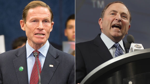 Richard Blumenthal/Gary Bettman, Getty Images Richard Blumenthal/Gary Bettman