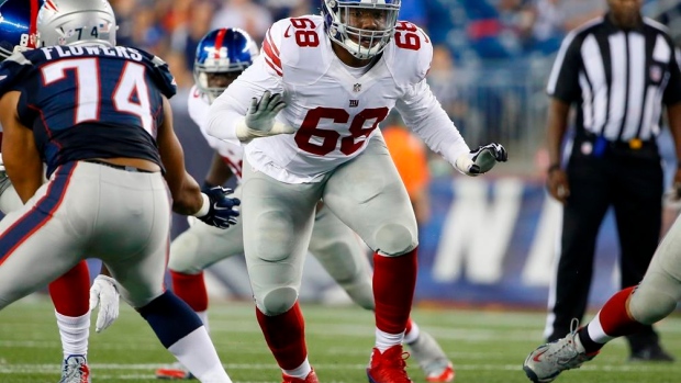 Bobby Hart doesn't see himself as sixth man of Giants O-line Article Image 0