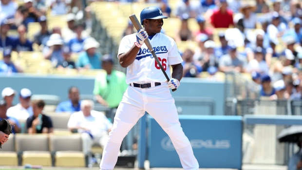 Yasiel Puig, Rob Leiter/Getty Images Yasiel Puig