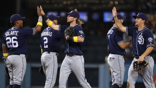 San Diego Padres Celebrate