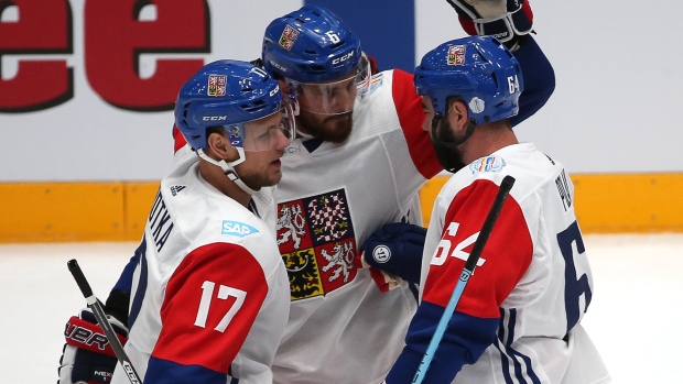 2016 David Pastrnak Team Czech World Cup of Hockey Game Worn