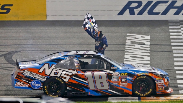 Kyle Busch wins Infinity race Kyle Busch wins Infinity race