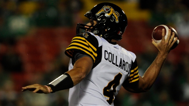 Zach Collaros , The Canadian Press Zach Collaros