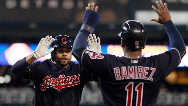 Coco Crisp and Jose Ramirez