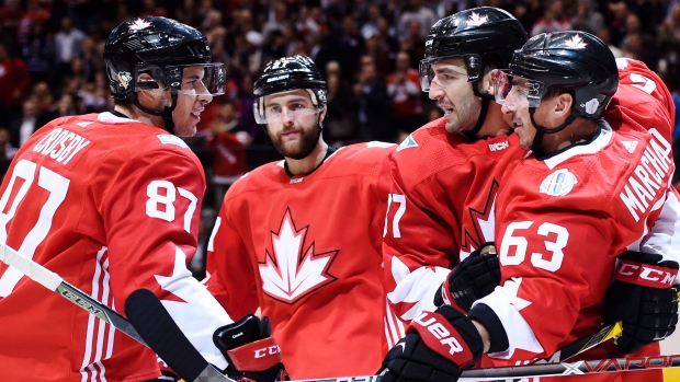 Team Canada Celebrates, The Canadian Press Team Canada Celebrates