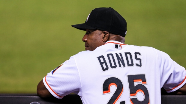 barry bonds marlins jersey