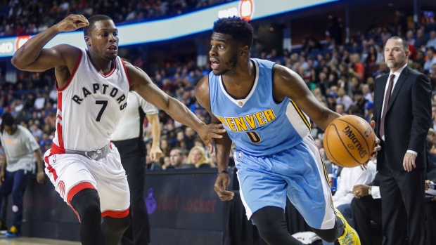 Mudiay drives vs. Lowry