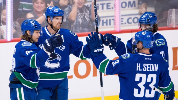 Vancouver Canucks celebrate