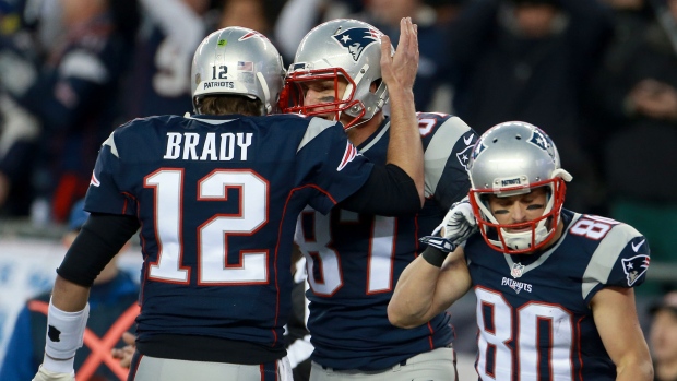 Brady, Gronkowski celebrate