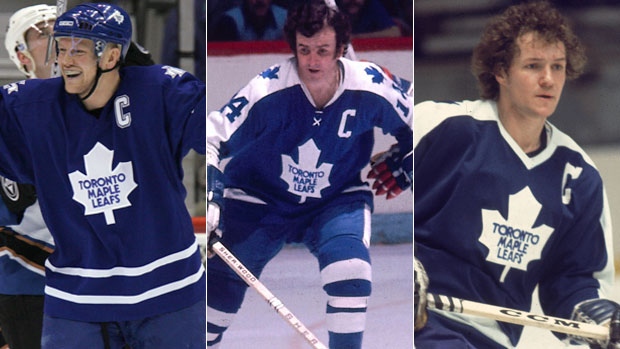 Mats Sundin, Dave Keon and Darryl Sittler