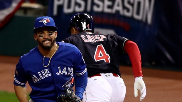 Devon Travis and Coco Crisp