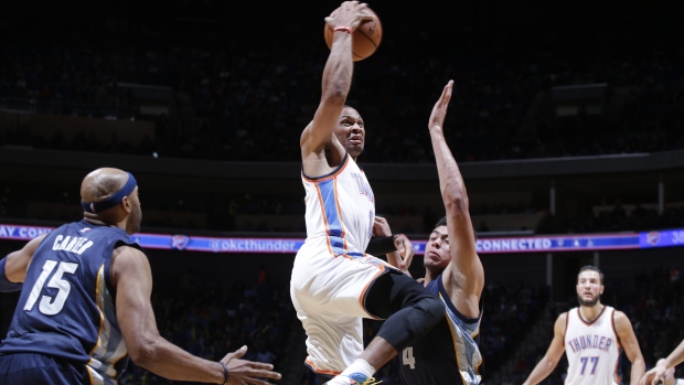 Russell Westbrook, Shane Bevel/National Basketball Association/Getty Images Russell Westbrook