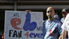 Expos fan at the team's final game in 2004