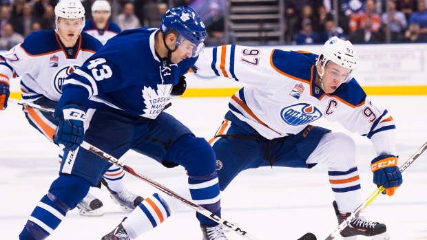 Nazem Kadri and Connor McDavid, The Canadian Press Nazem Kadri and Connor McDavid