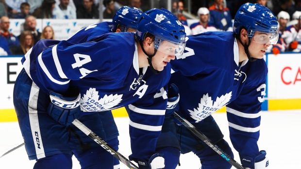 Morgan Rielly and Auston Matthews