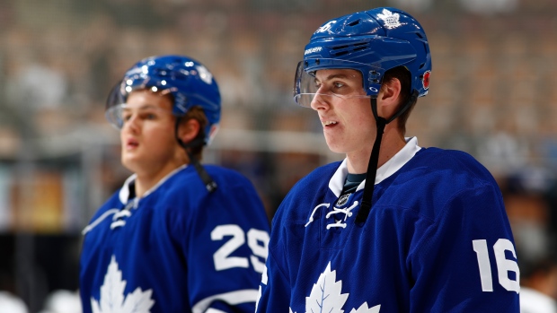 William Nylander and Mitch Marner