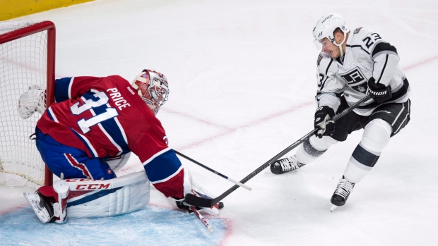 Carey Price and Dustin Brown 