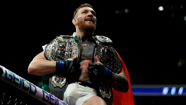 Mcgregor two belts on sale