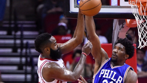 James Harden and Joel Embiid
