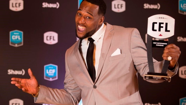 Calgary running back Jerome Messam named CFL's top Canadian player Article Image 0, The Canadian Press Calgary running back Jerome Messam named CFL's top Canadian player Article Image 0