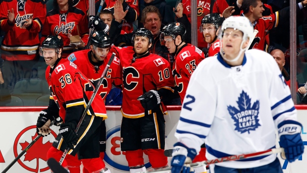 Calgary Flames celebrate