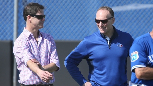Ross Atkins and Mark Shapiro, Steve Russell/Toronto Star via Getty Images Ross Atkins and Mark Shapiro