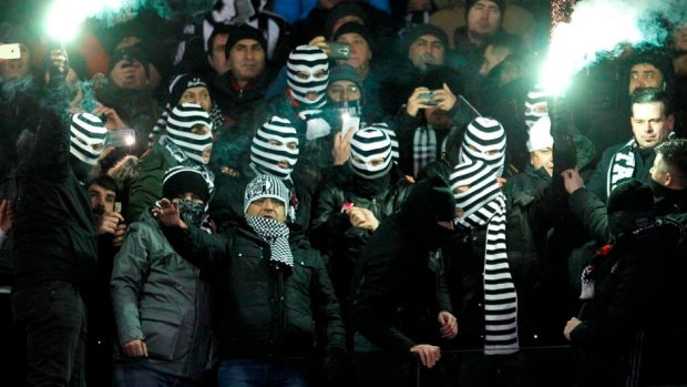 Besiktas fans, The Canadian Press Besiktas fans