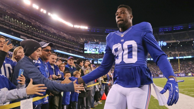 Jason Pierre-Paul, The Canadian Press Jason Pierre-Paul