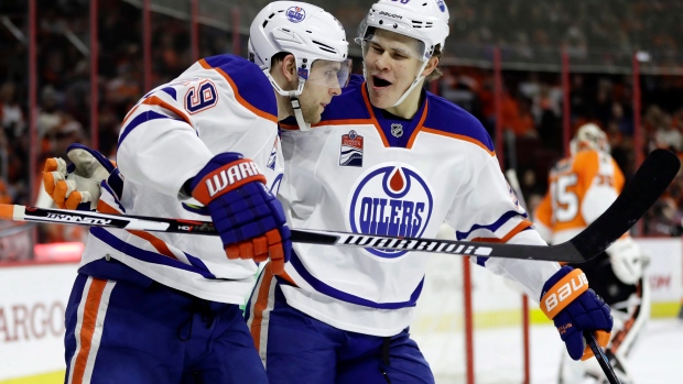 Jesse Puljujarvi and Leon Draisaitl 