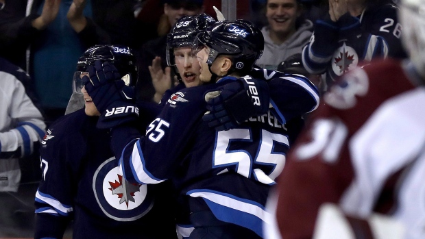 Nikolaj Ehlers Patrik Laine Mark Scheifele, The Canadian Press Nikolaj Ehlers Patrik Laine Mark Scheifele