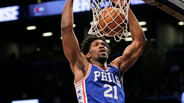 Joel Embiid, The Canadian Press Joel Embiid