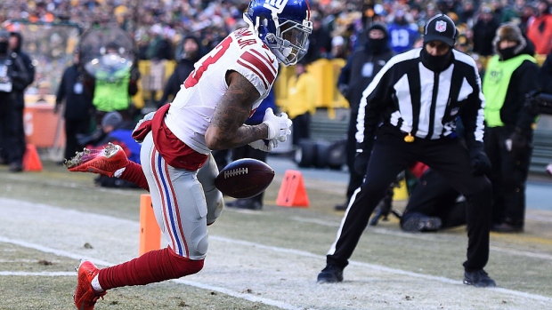 Odell Beckham Jr. drops ball