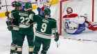 Minnesota Wild celebrate beside Carey Price