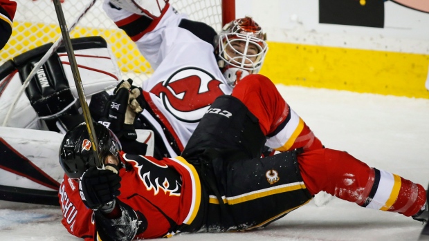 New Jersey Devils Win 4-2 Over Calgary Flames