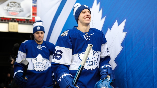 Mitch Marner and Auston Matthews