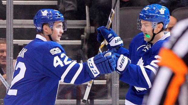 Tyler Bozak & James van Riemsdyk, The Canadian Press Tyler Bozak & James van Riemsdyk