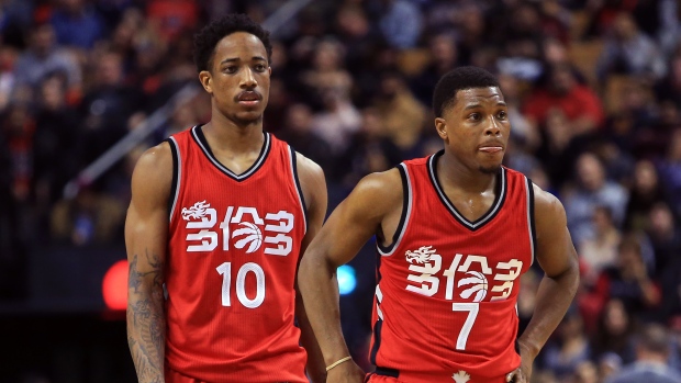 DeMar DeRozan and Kyle Lowry