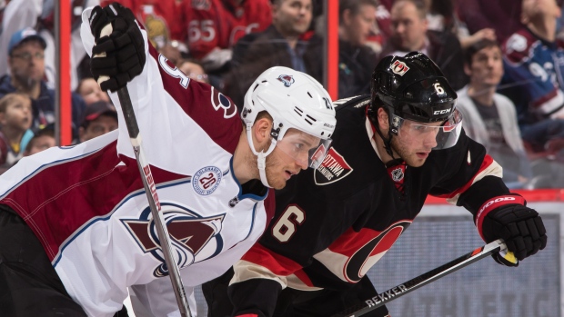 Mikhail Grigorenko and Bobby Ryan