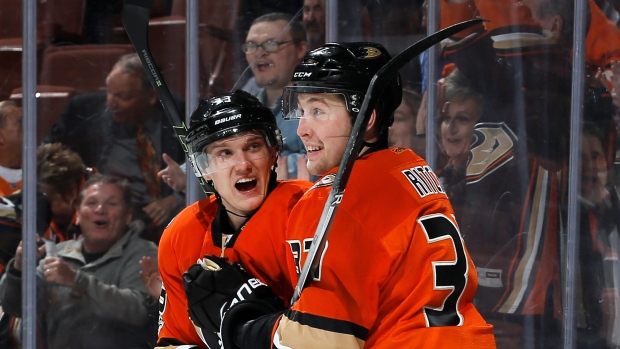 Jakob Silfverberg and Nick Ritchie, Debora Robinson/National Hockey League/Getty Images Jakob Silfverberg and Nick Ritchie