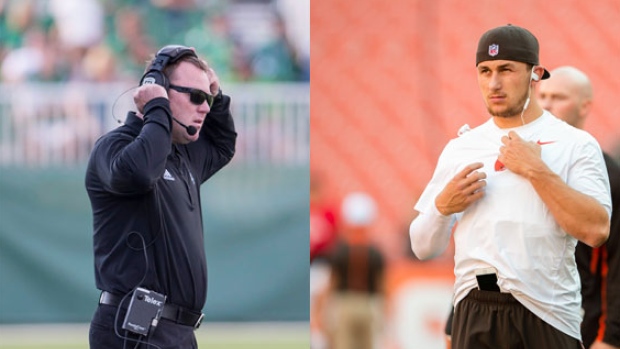 Chris Jones and Johnny Manziel, The Canadian Press Chris Jones and Johnny Manziel