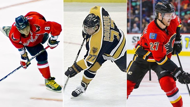 Ovechkin, Bourque and Hamilton, Getty Images Ovechkin, Bourque and Hamilton