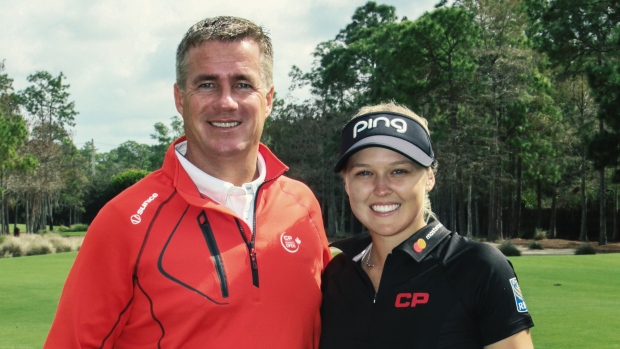 Brooke Henderson and Keith Creel, TSN Brooke Henderson and Keith Creel